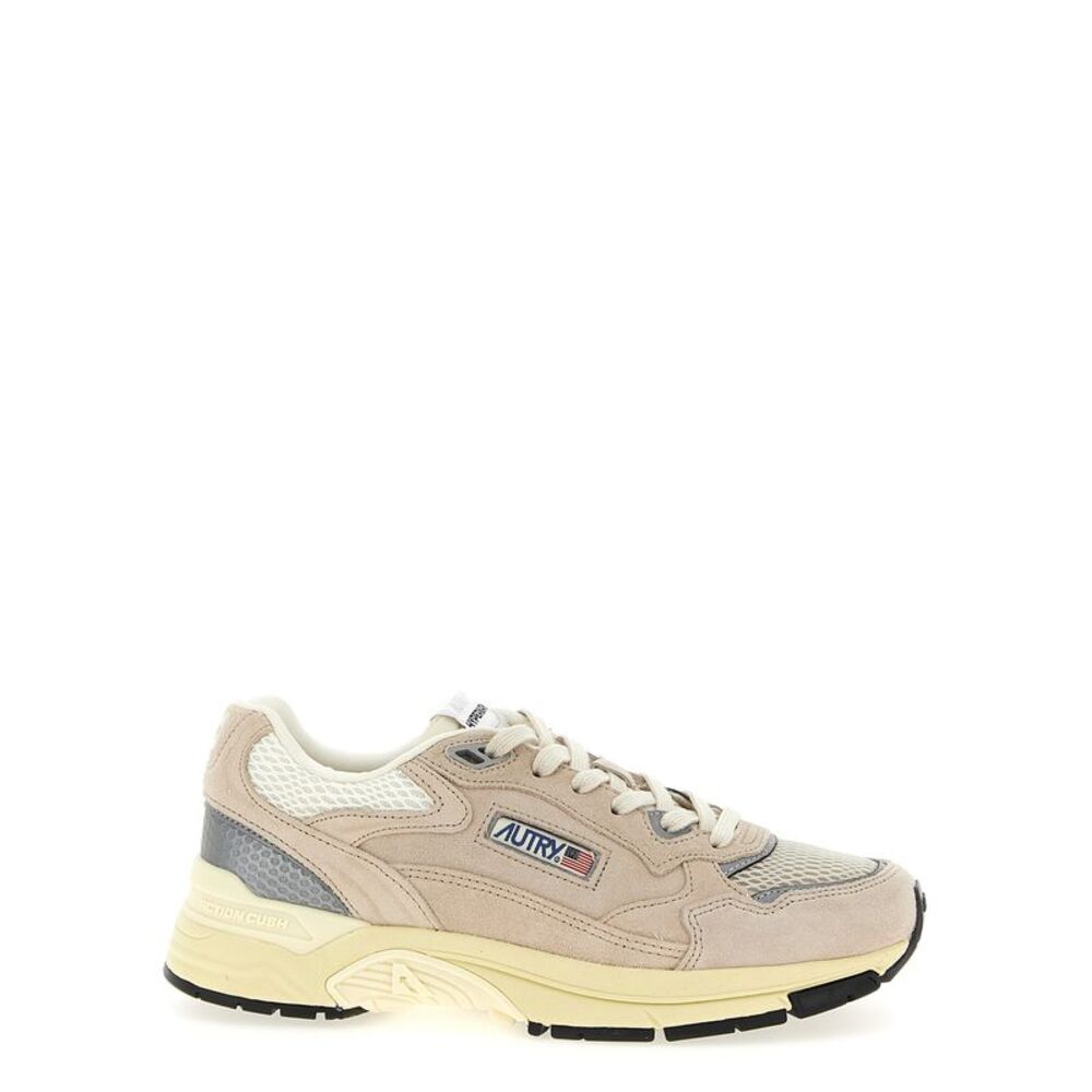 Autry Beige Cowhide Athletic Men's Sneakers